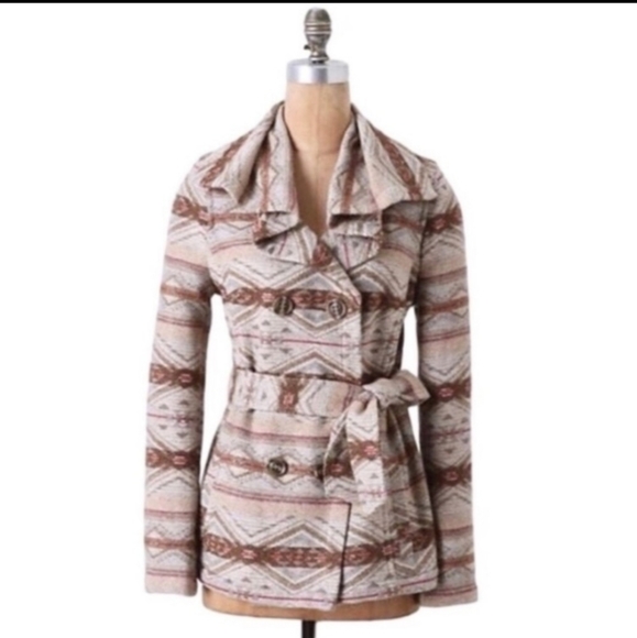 Daughters of the Liberation Aztec Print Coat - Picture 2 of 4